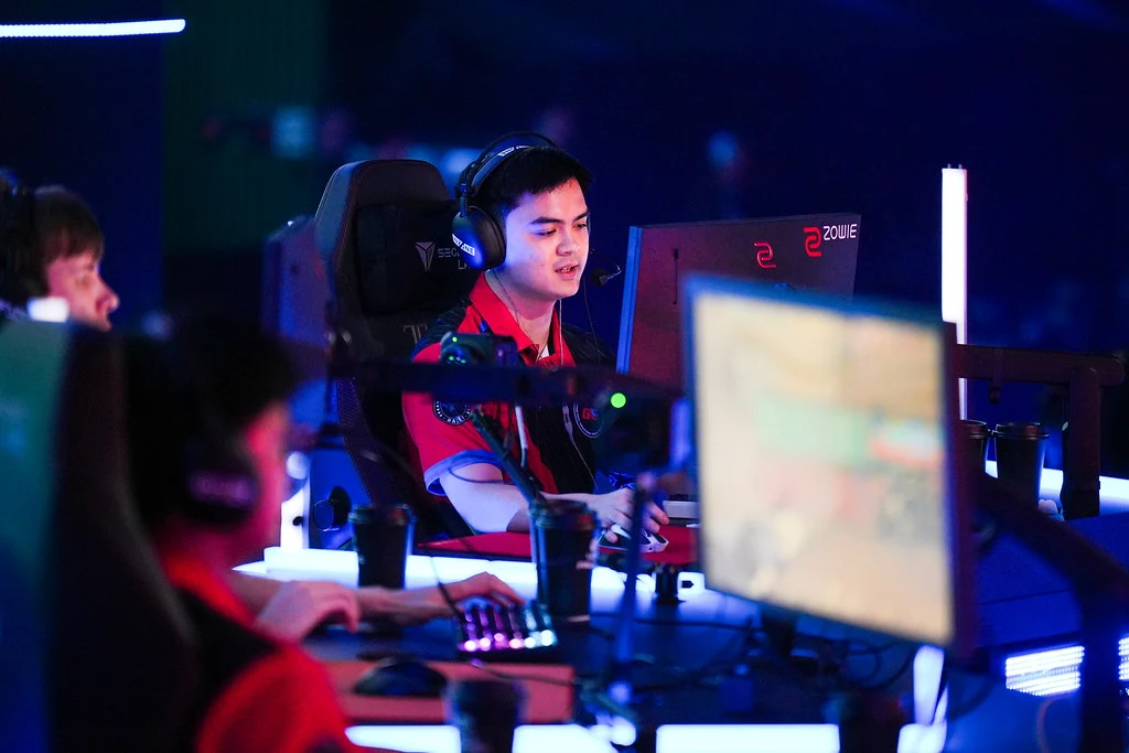 Global Esports player locked in during the Grand Final against Nongshim RedForce